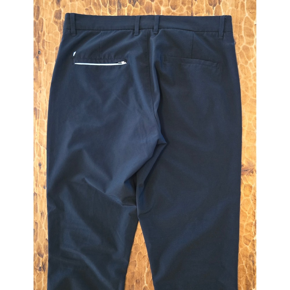 Primo Golf Joggers Mens Black Performance Tapered Ankle Zip Pants - Picture 3 of 6